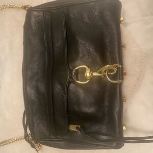 Rebecca Minkoff Crossbody bag ** larger bag , not mini*** black/gold hardware